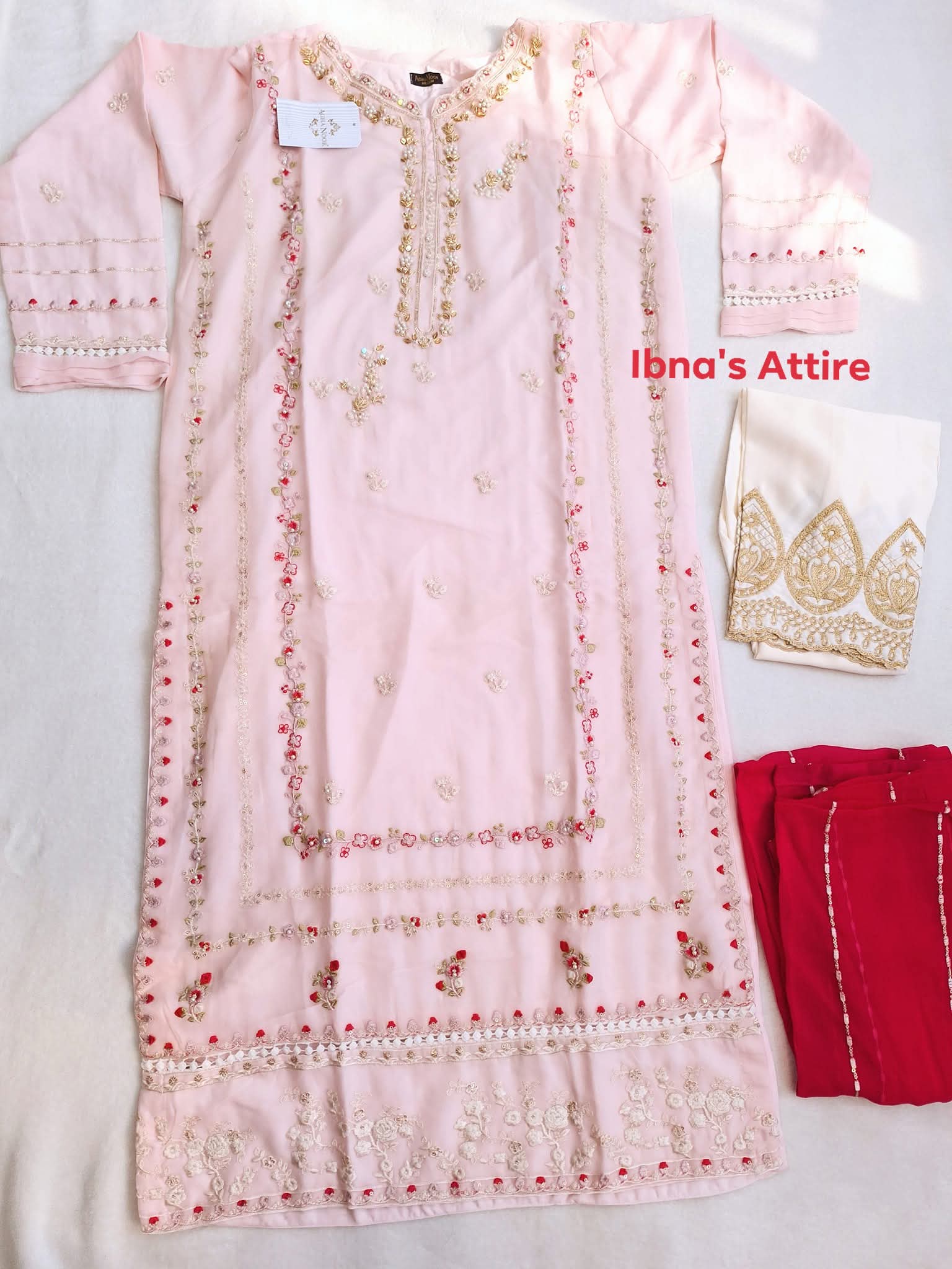 3pc- baby pink