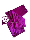 Pattu silk Readymade blouse in Magenta - (Size- 38)- (Free size alteration from 36 to 40 size)