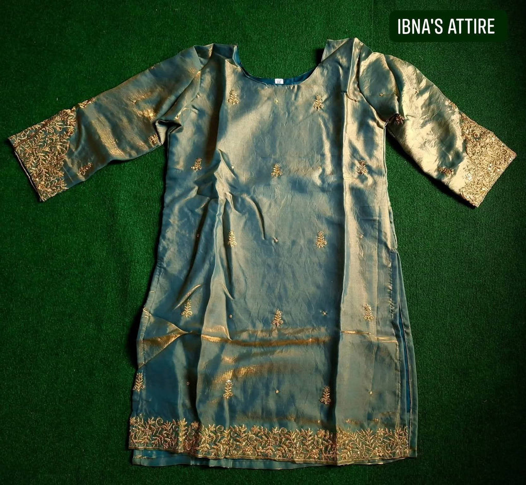 Party Three piece suit -Dual tone- Fandy silk