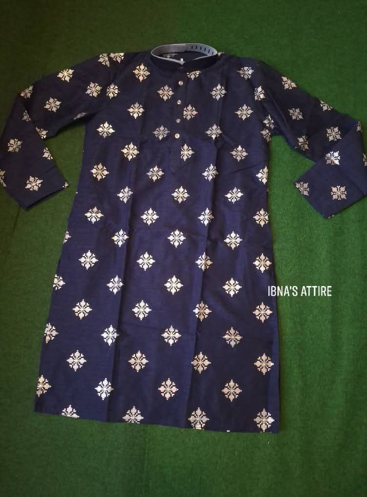 Men- traditional wear- panjabi / kurta- navy blue