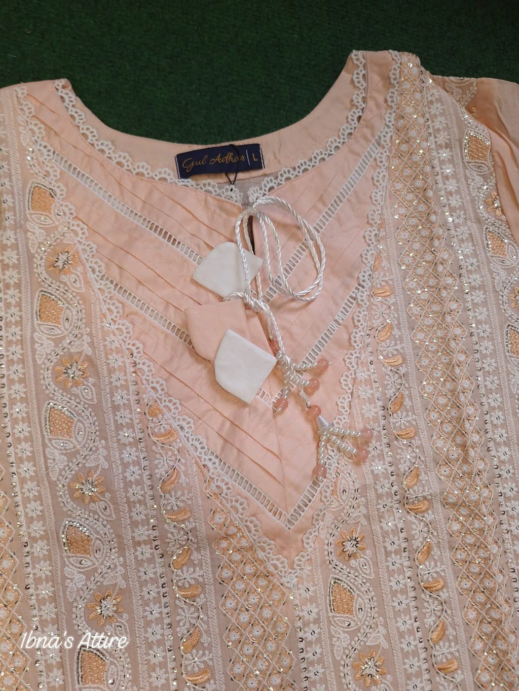 Luxury Chikenkari Lawn 3 Piece set