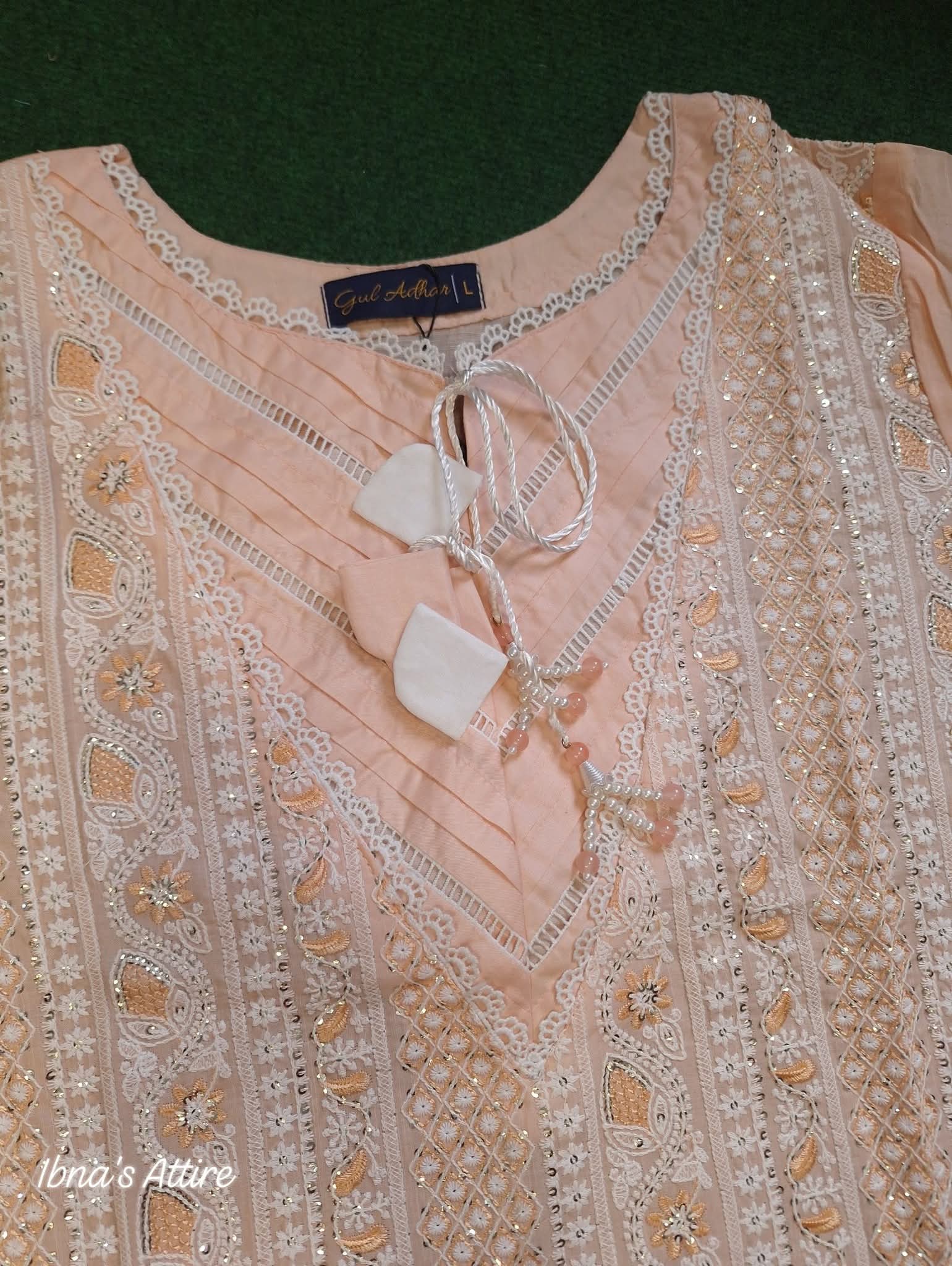Luxury Chikenkari Lawn 3 Piece set