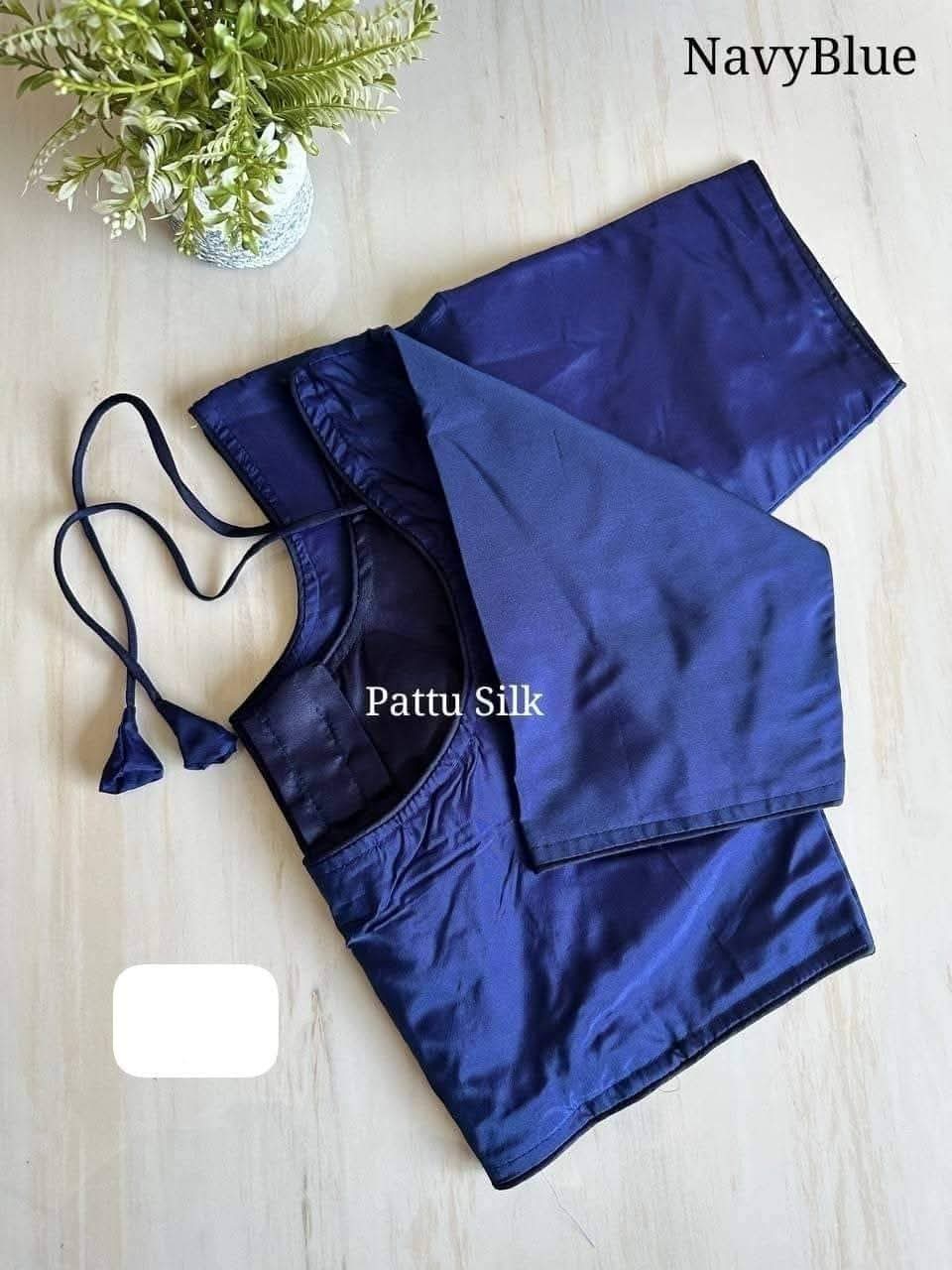 Readymade blouse- Rama green- Free size- (38,40,42)