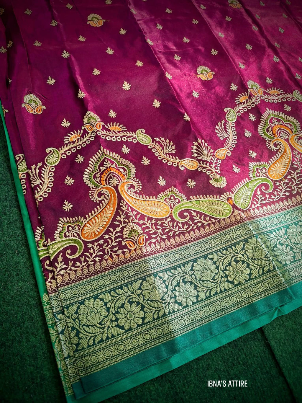 Banarasi katan silk saree