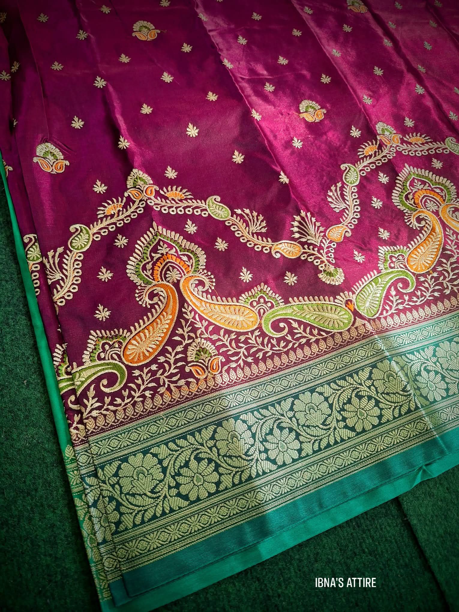 Banarasi katan silk saree