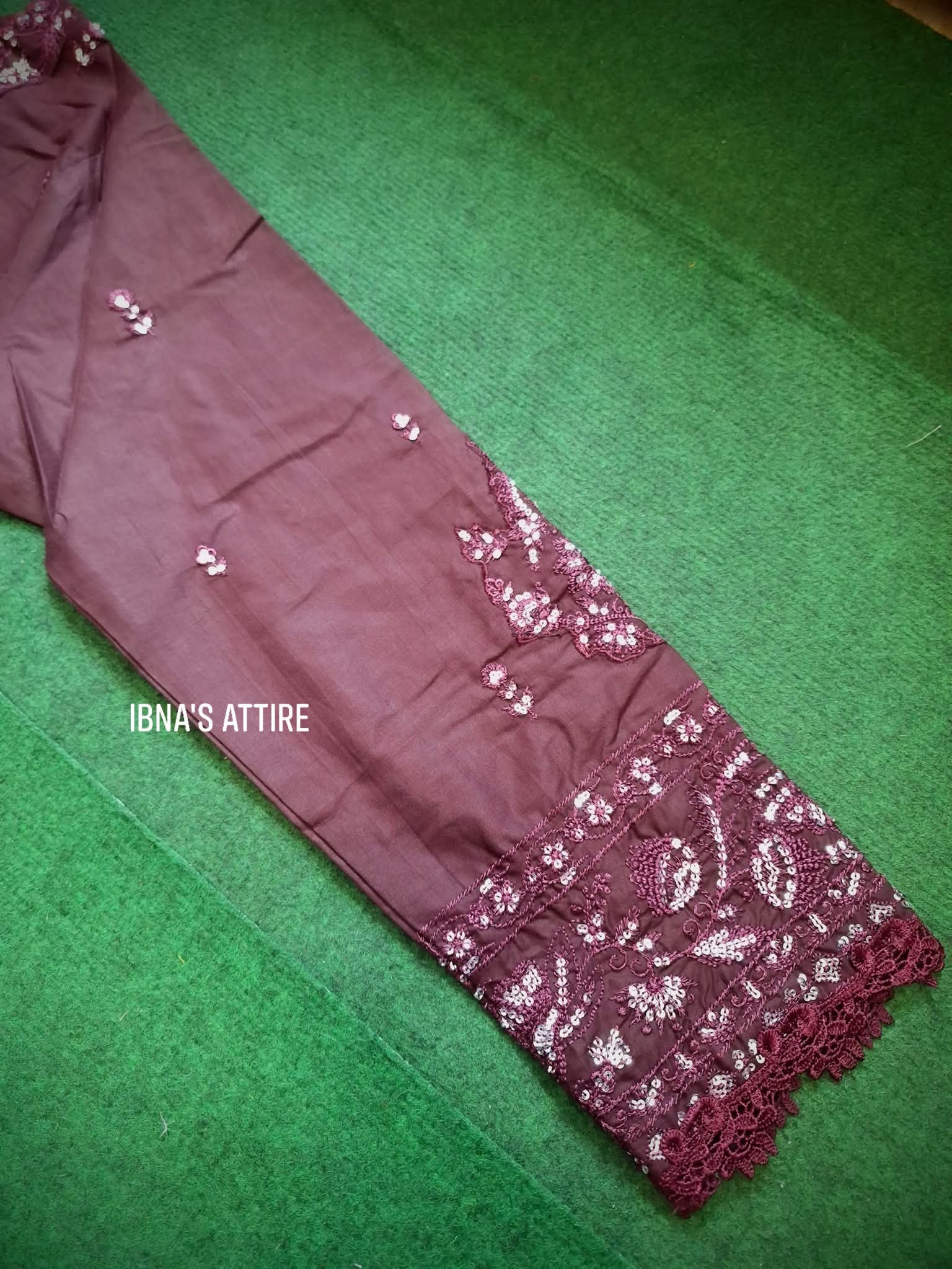 Pakistani Embroidered Lawn 3-Piece Suit - Summer Collection