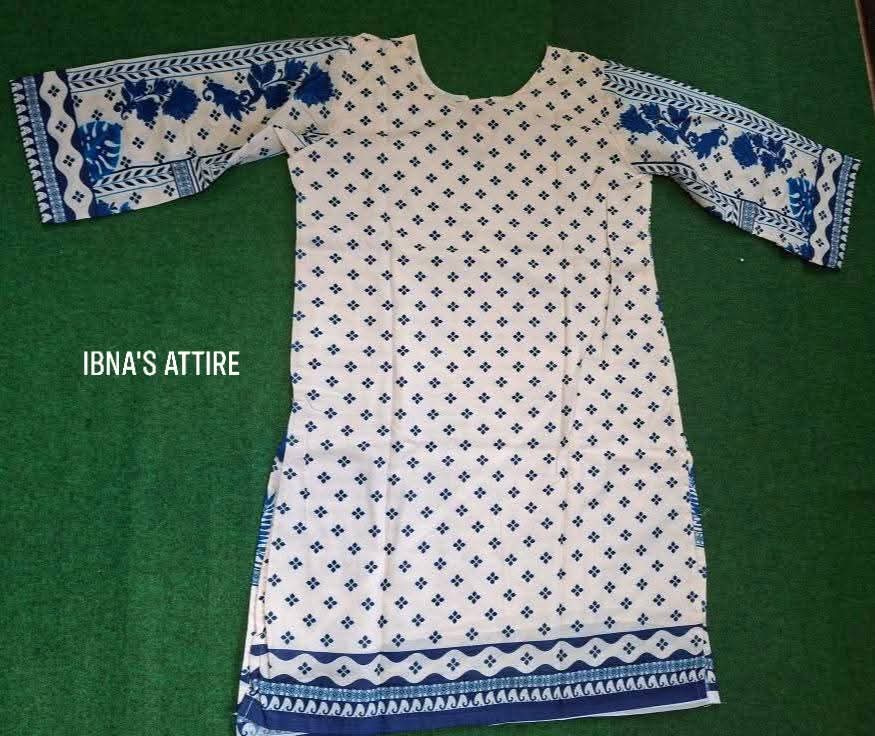 Pure Cambric cotton three piece