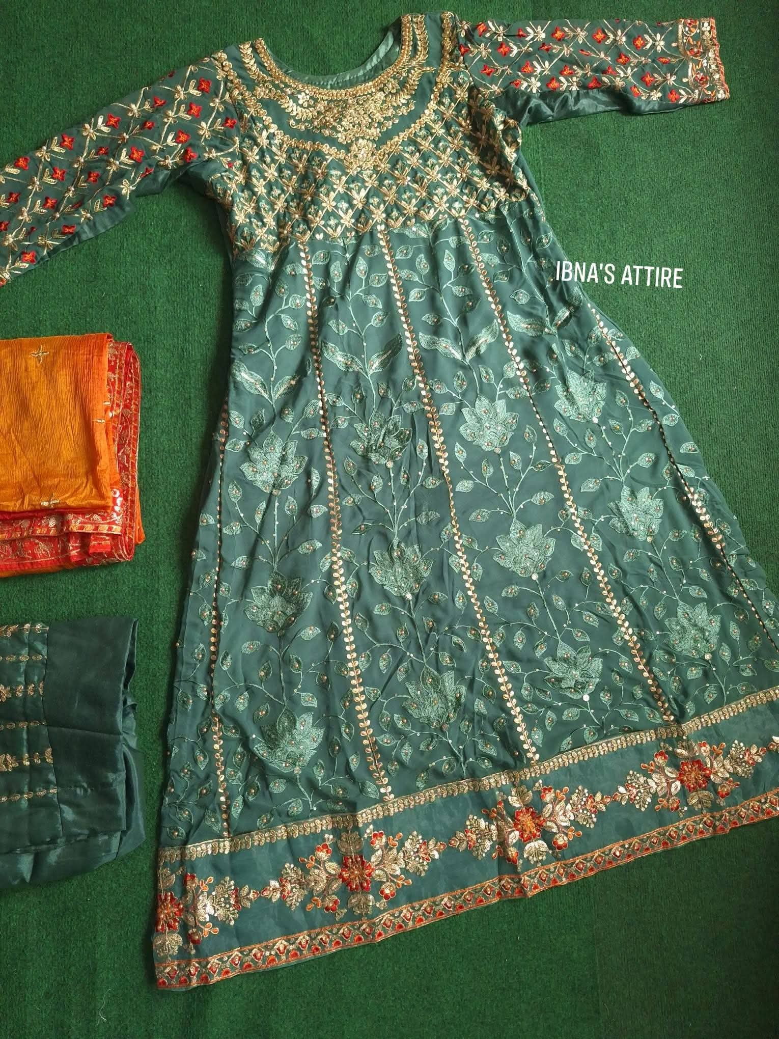 Anarkali- green