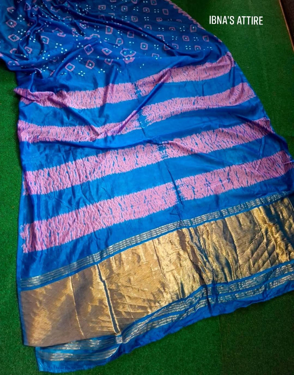Bandhani sibory saree