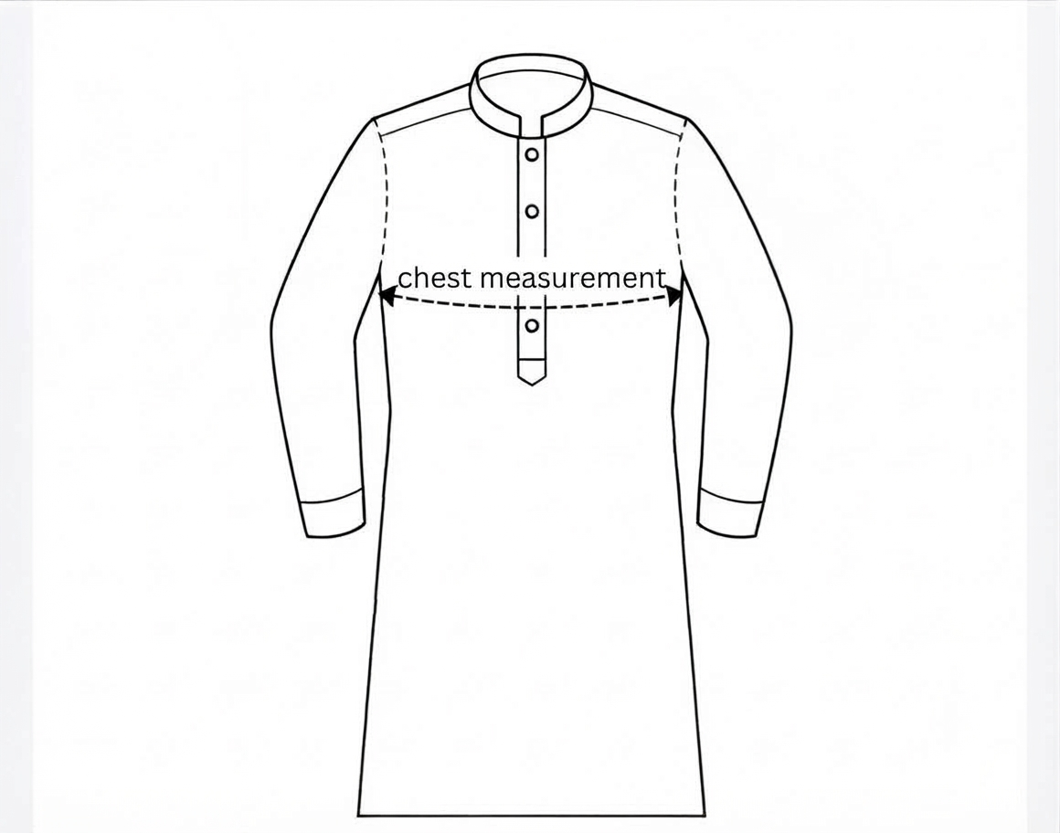 Handloom pure cotton panjabi / kurta (Size- 40)