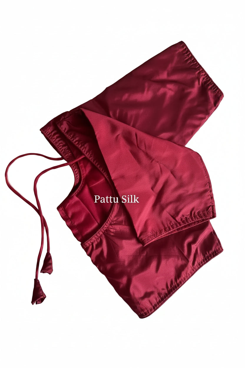 Pattu silk Readymade blouse in (10 colors) - (Size- 38)- (Free size alteration available- from 36 to 40 size)