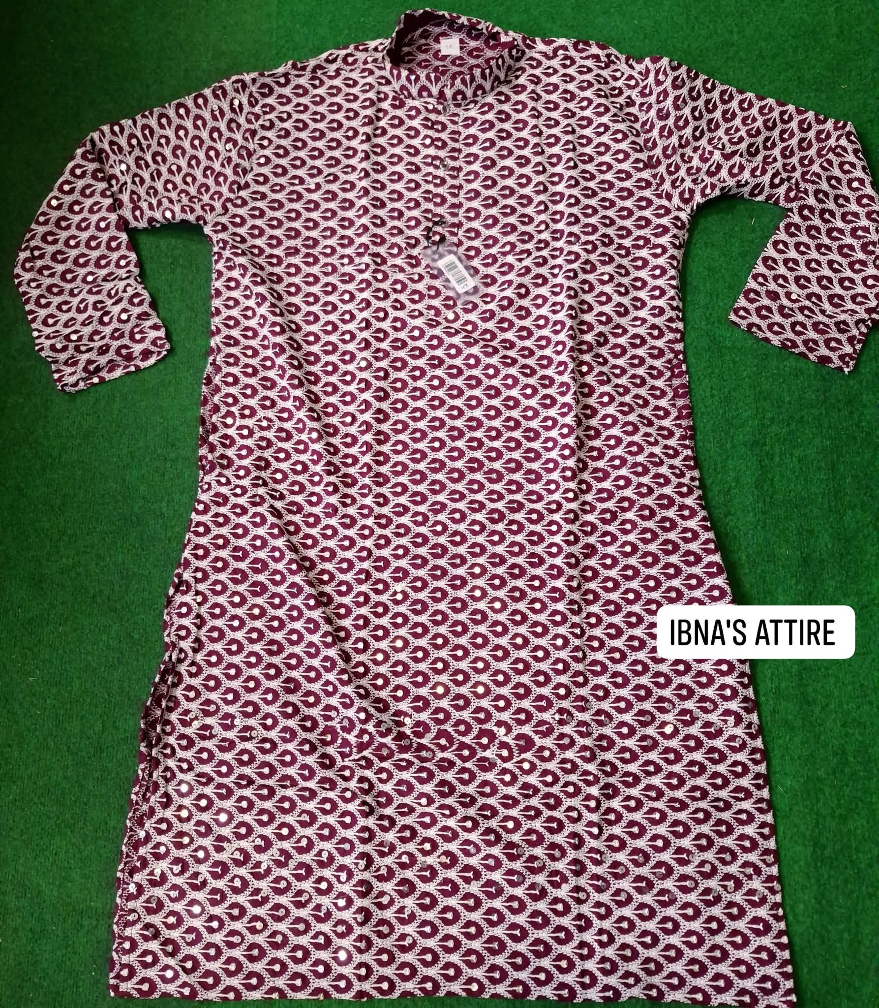 Men tradition panjabi/ kurta- maroon