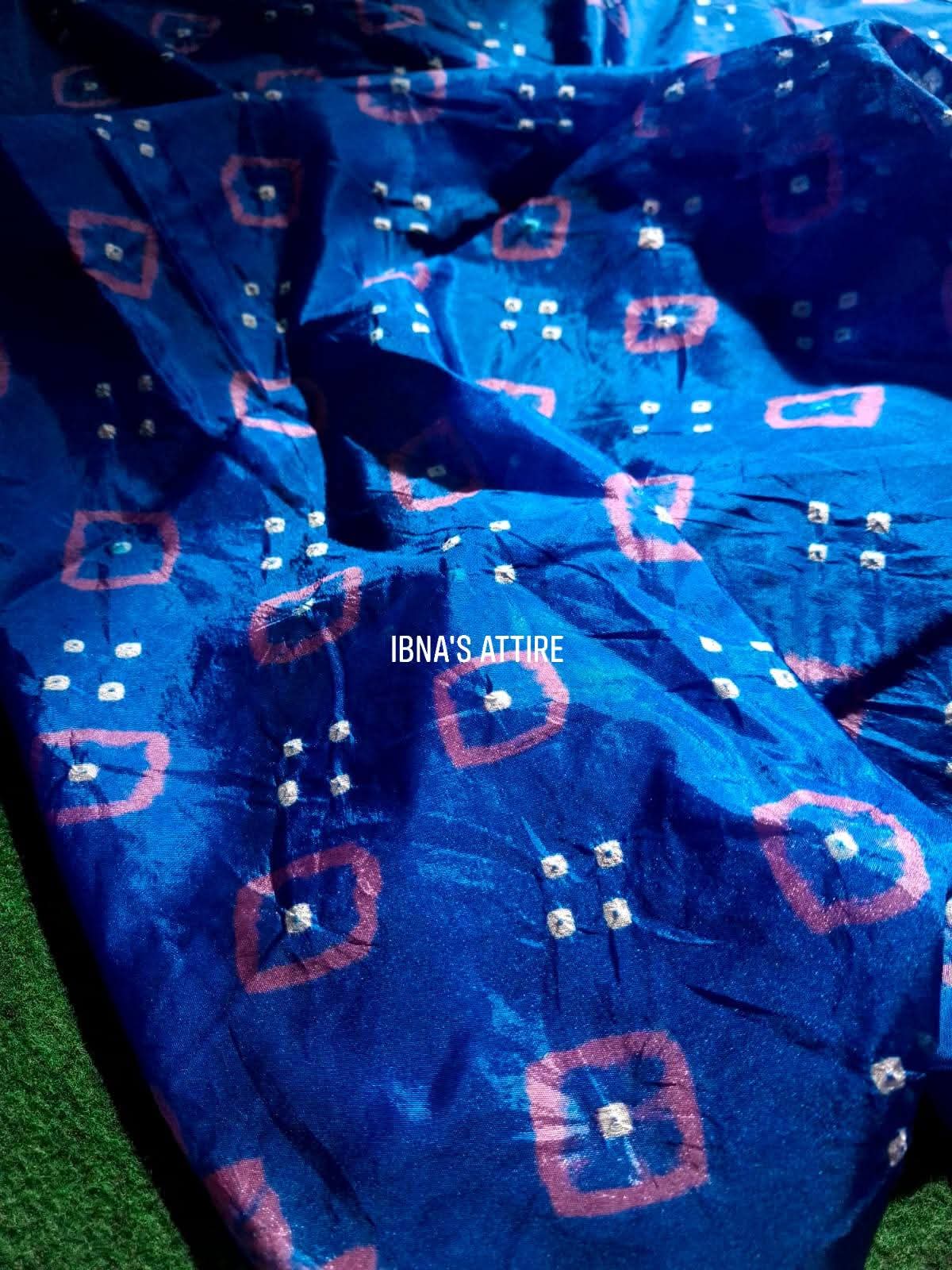 Bandhani sibory saree