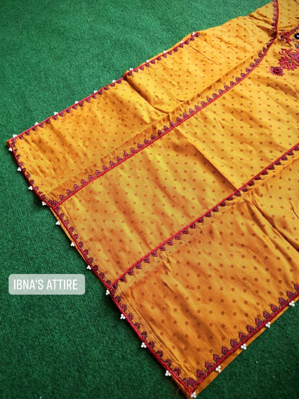 Pakistani silk khaddi three piece