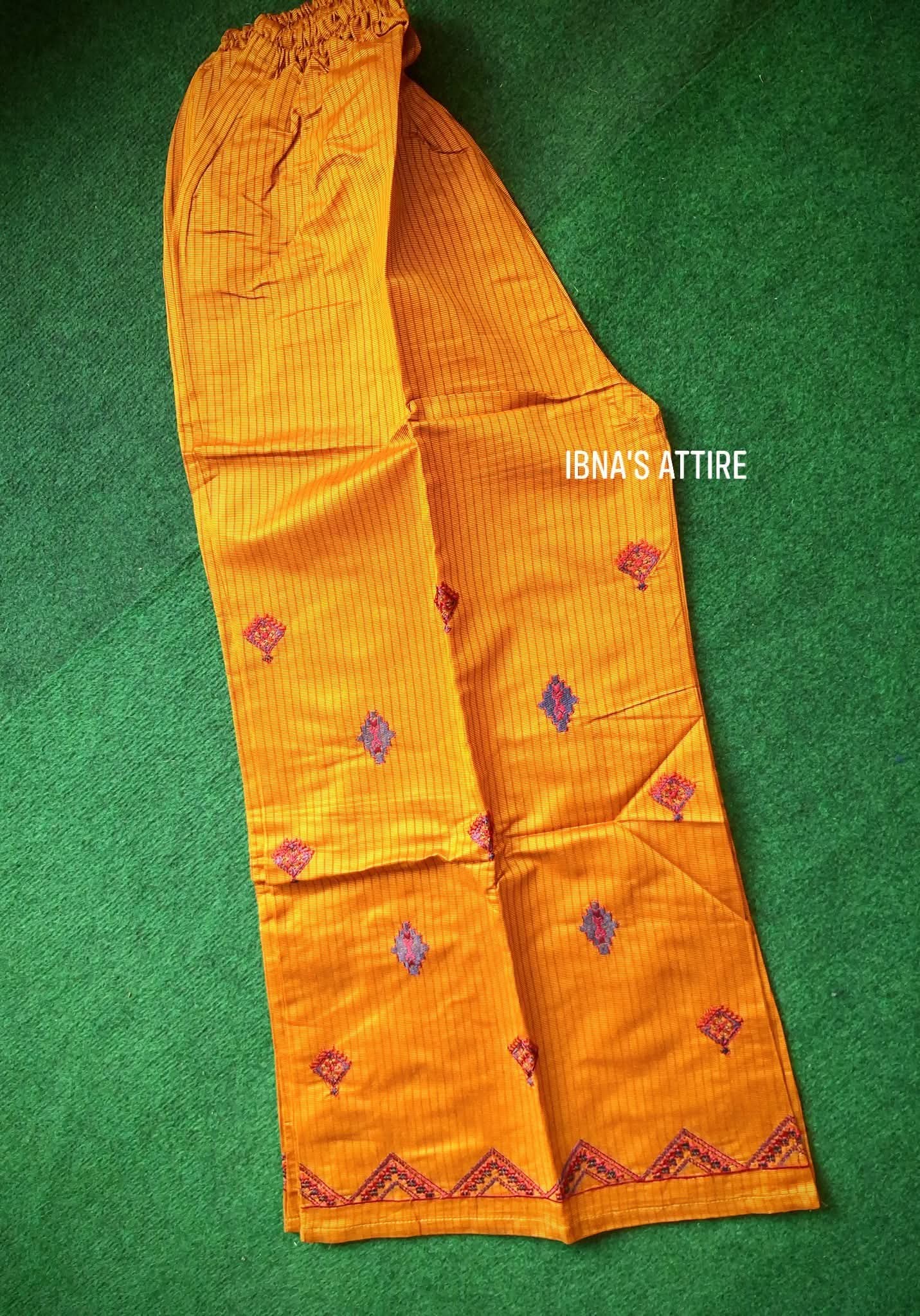 Pakistani silk khaddi three piece