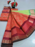 Karisma silk 3D embossed saree