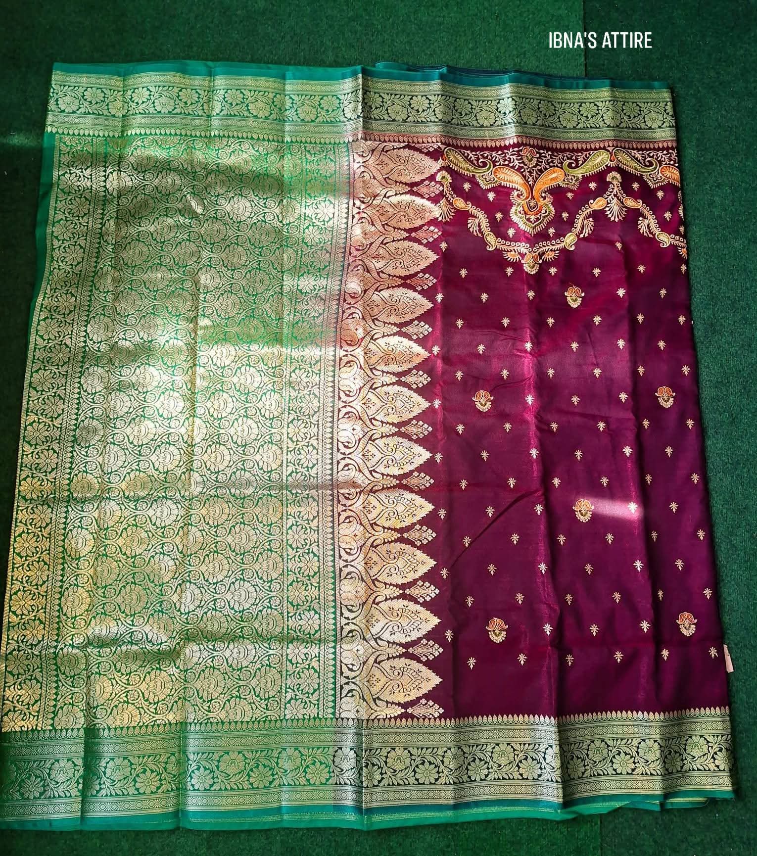 Banarasi katan silk saree