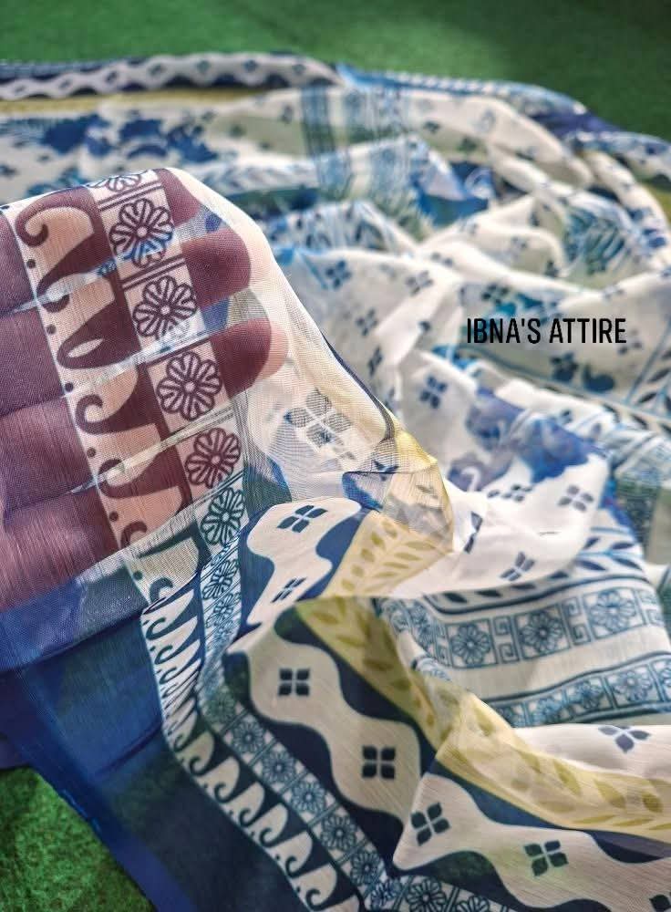 Pure Cambric cotton three piece
