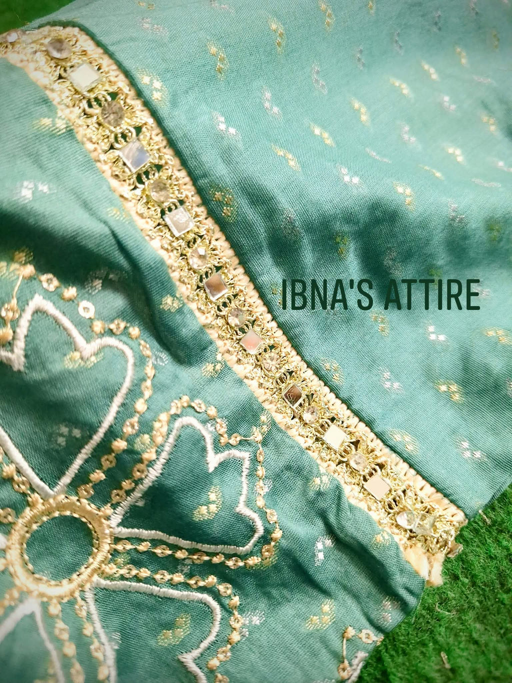 Jacquard three piece suit
