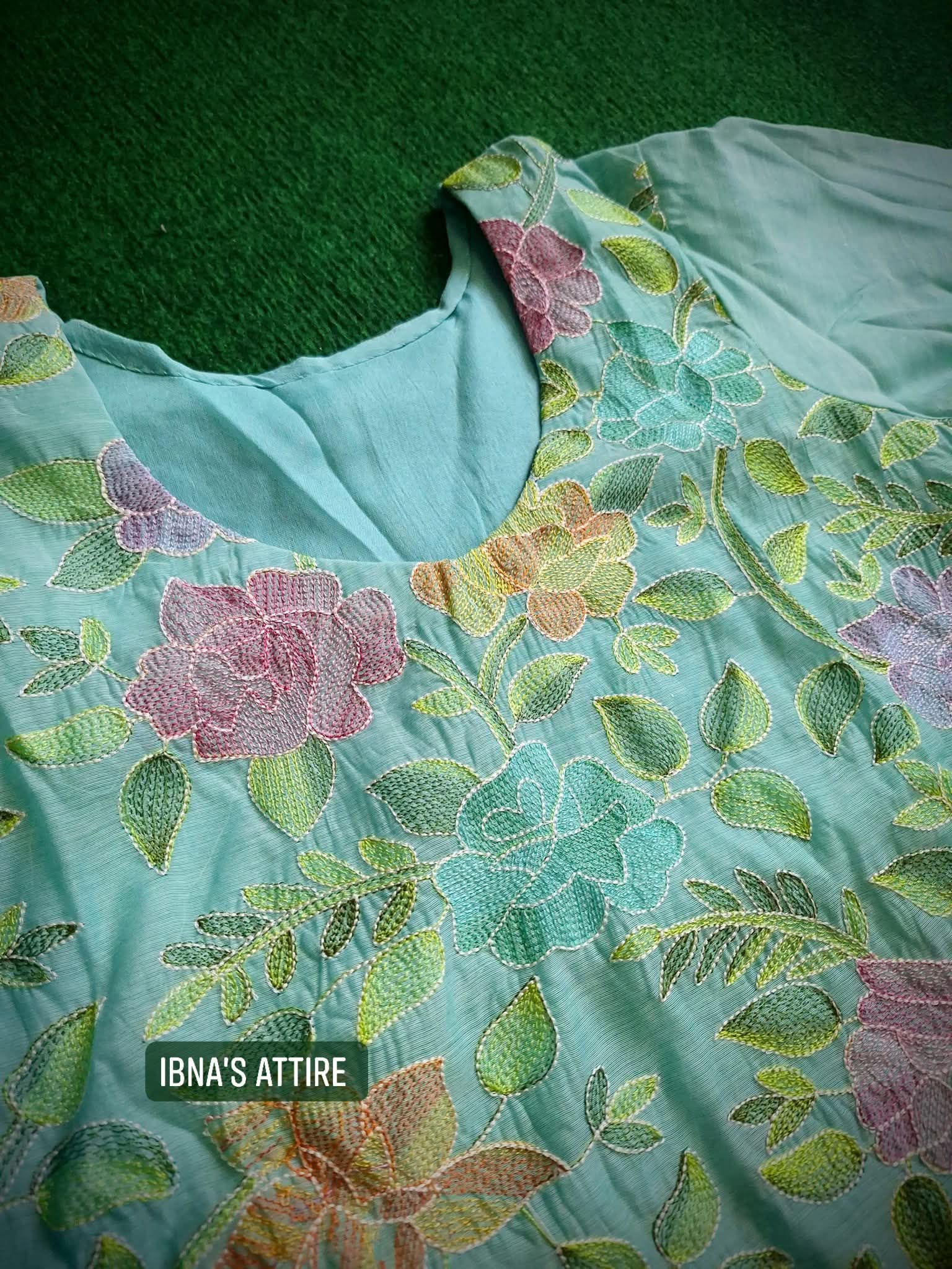 Premium Floral Pakistani Paper Cotton Three-Piece Suit
