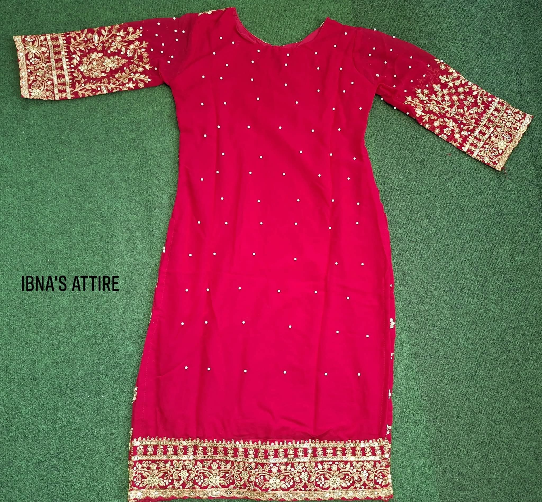Party suit- Rani pink